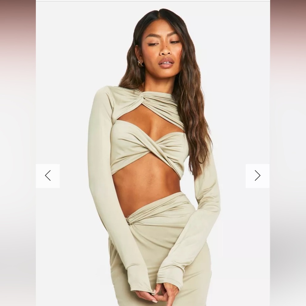 Boohoo Mini Skirt Set